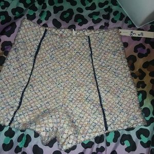 Mustard Seed Polyester Shorts